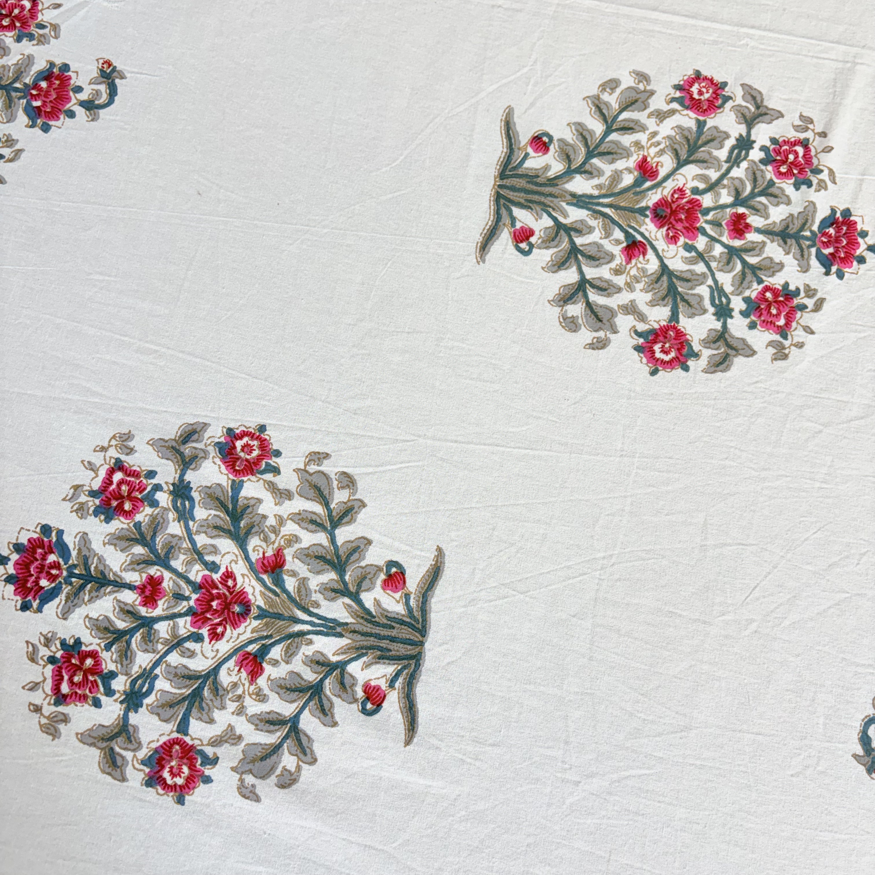 Floral Print Cotton Bedsheet Set