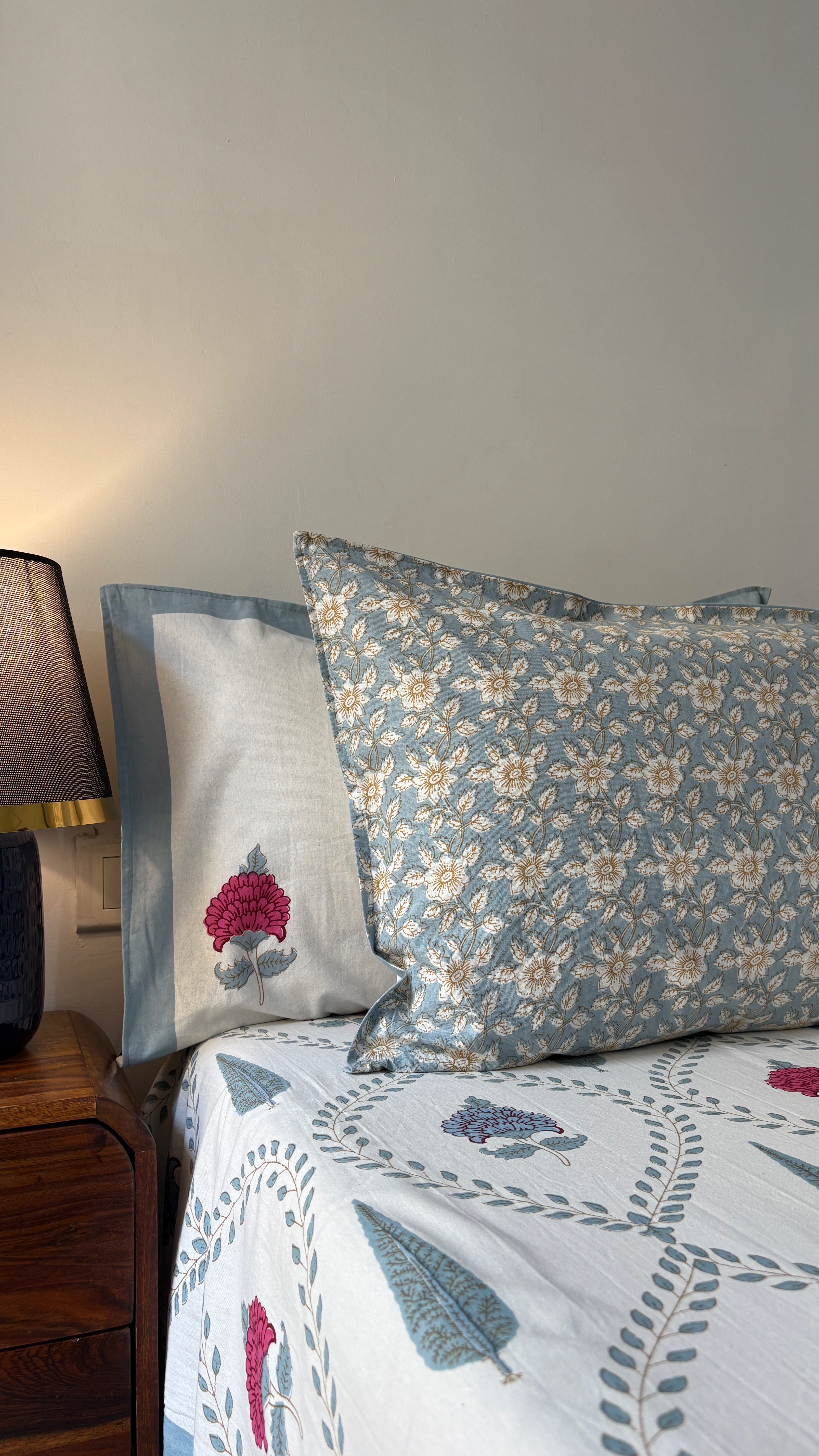 Floral Printed Cotton Bedsheet
