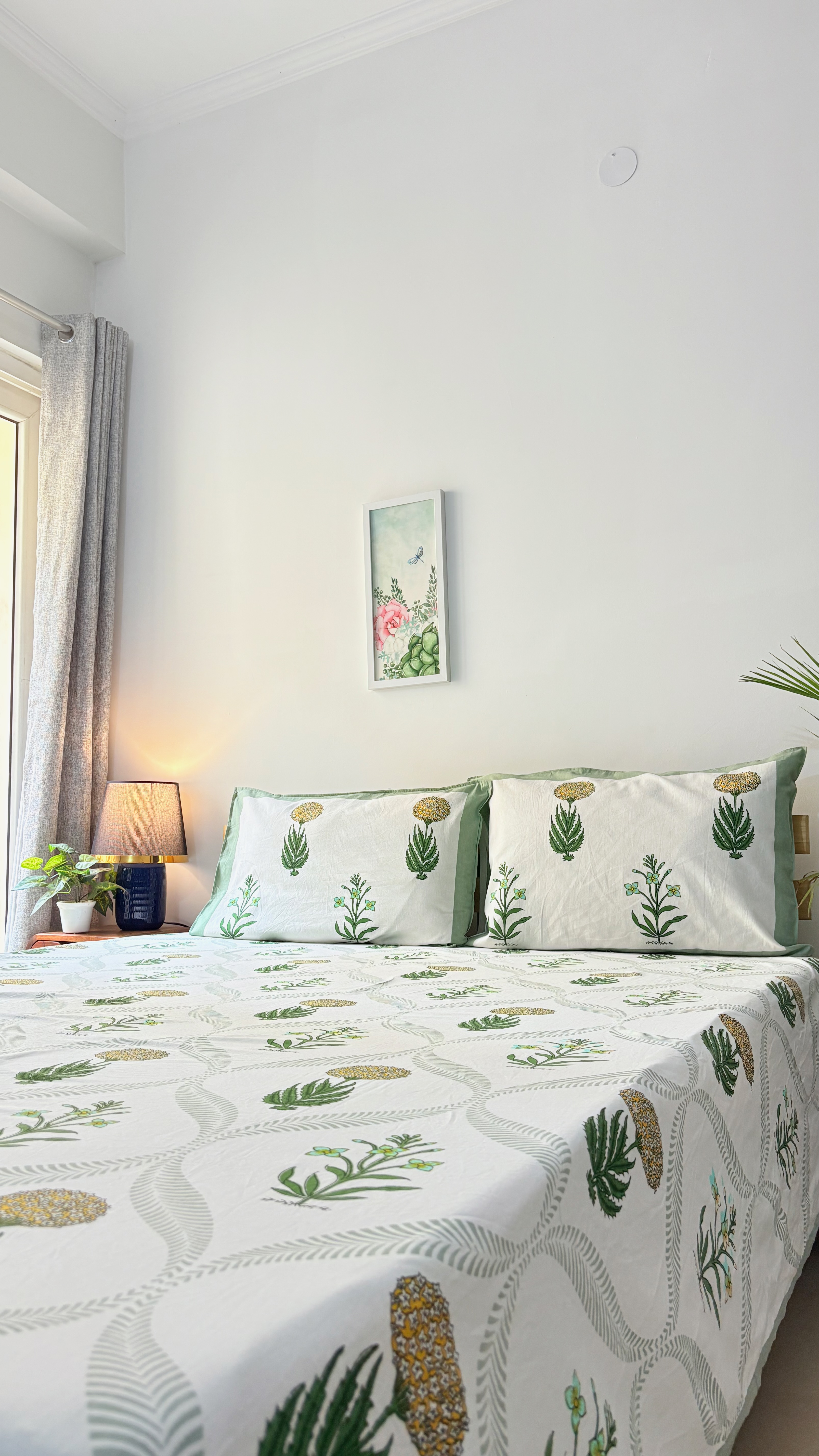 Floral Cotton Bedsheet