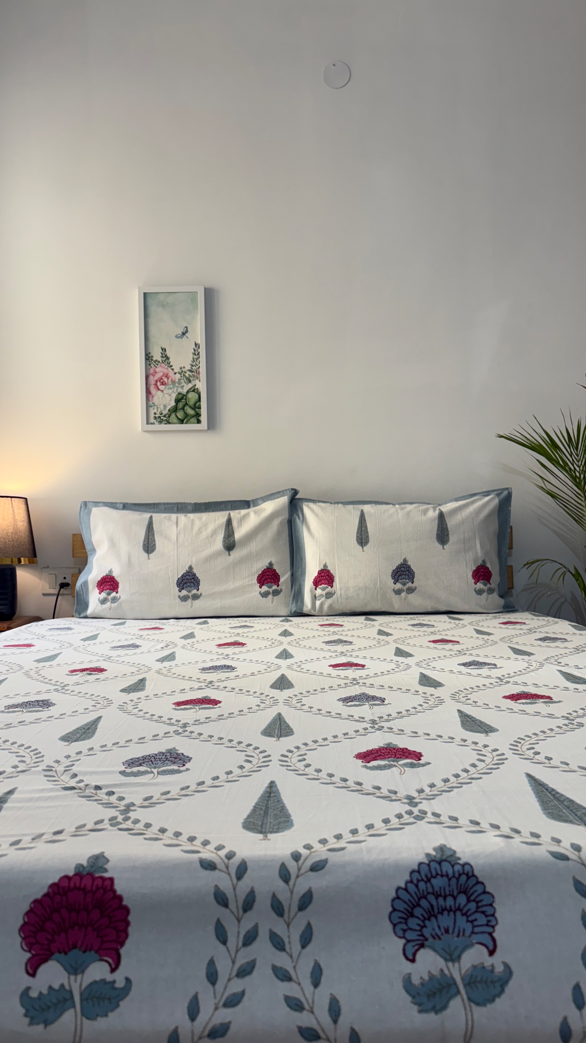 Floral Printed Cotton Bedsheet