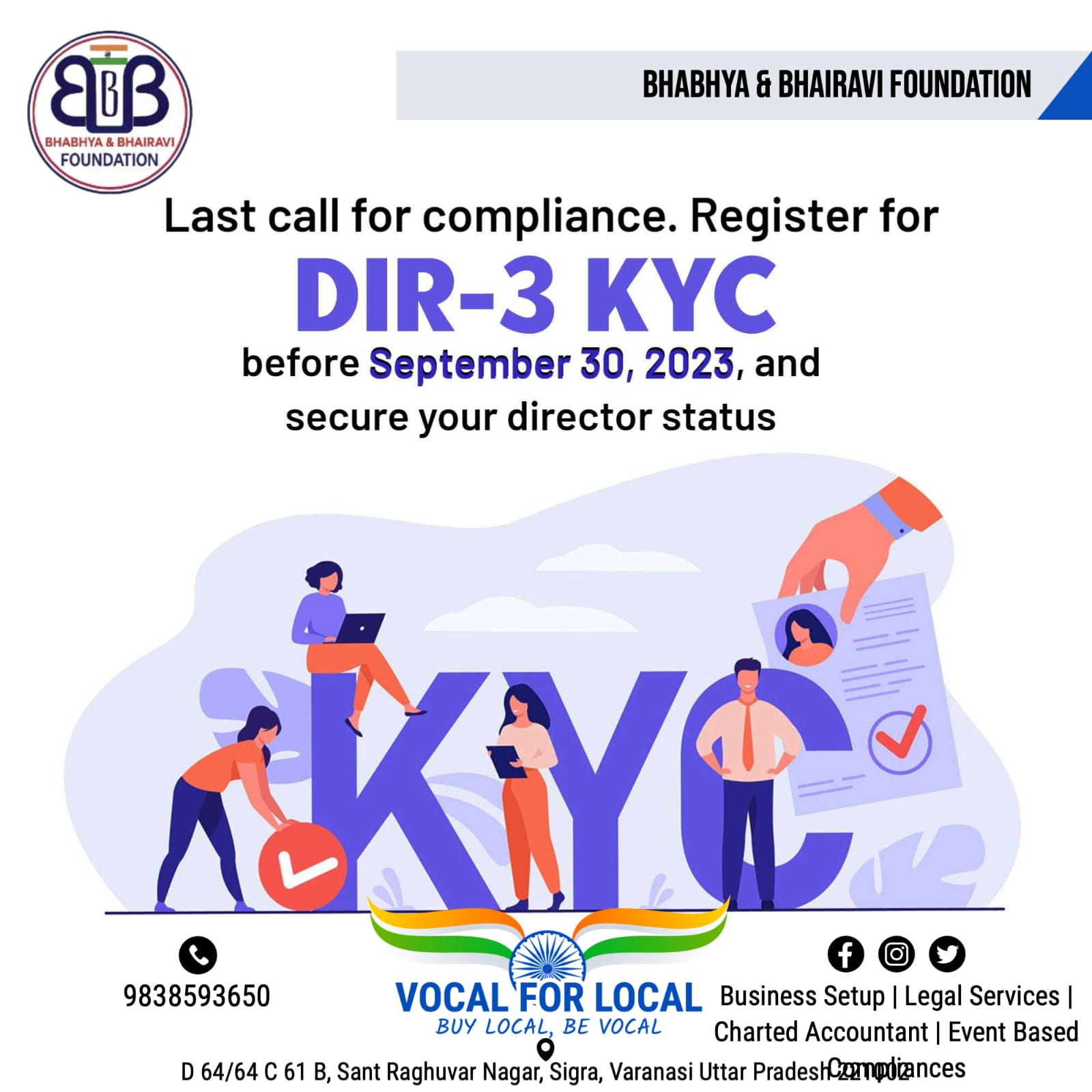 KYC/DIR-3 Filing