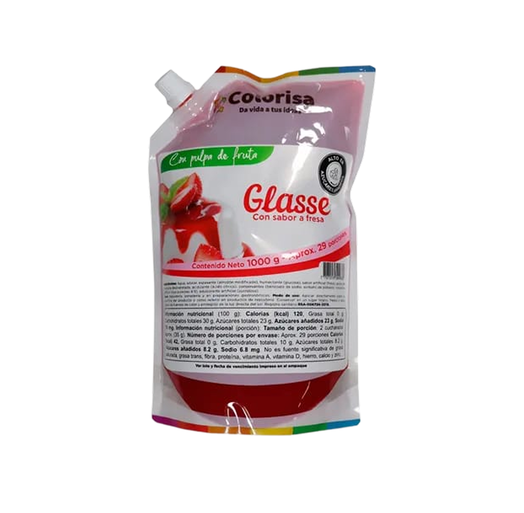 Glasse con Sabor a Fresa Colorisa