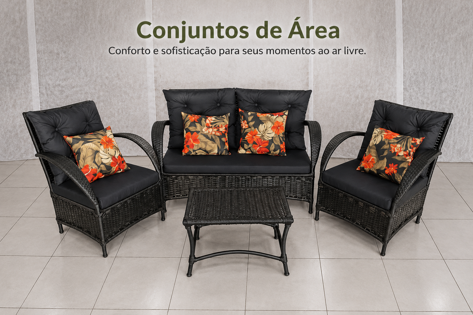 Conjunto de Área em Ferro 