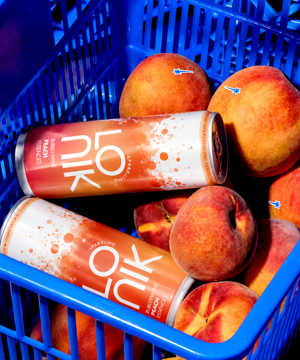 Sparkling Peach Essence Can Design Pack