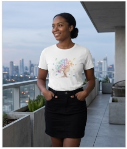 Unisex t-shirt "Mother Restored" Pastel colored Logo Shirt