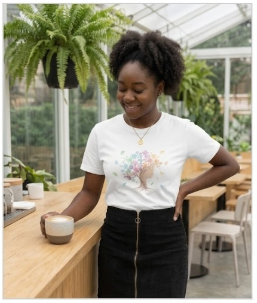 Unisex t-shirt "Mother Restored" Pastel colored Logo Shirt