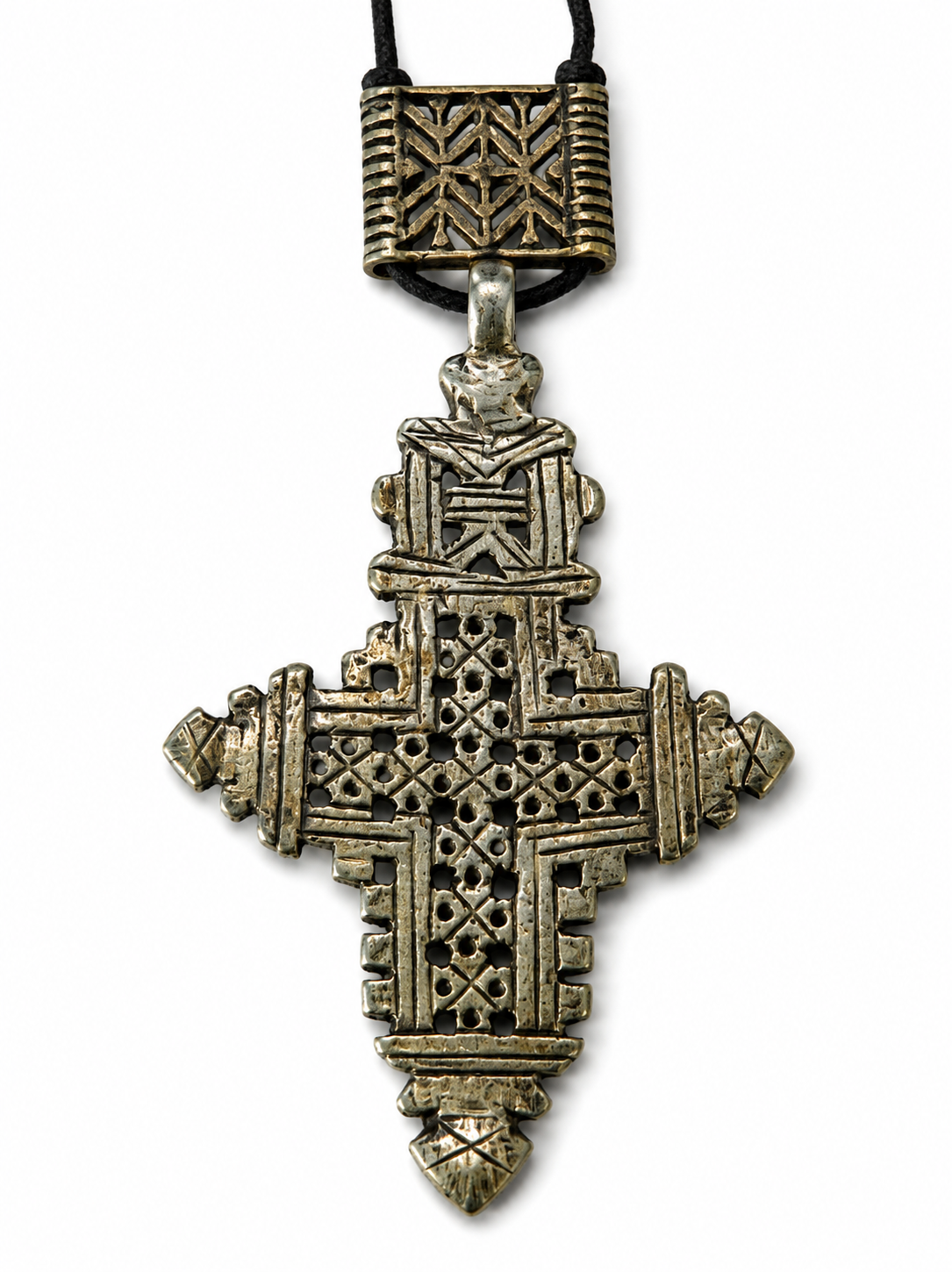 Adjustable Ethiopian Coptic Cross Necklace