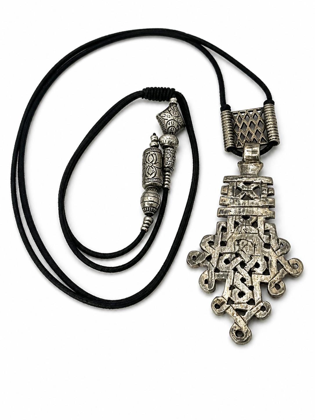 Adjustable Ethiopian Coptic Cross Necklace