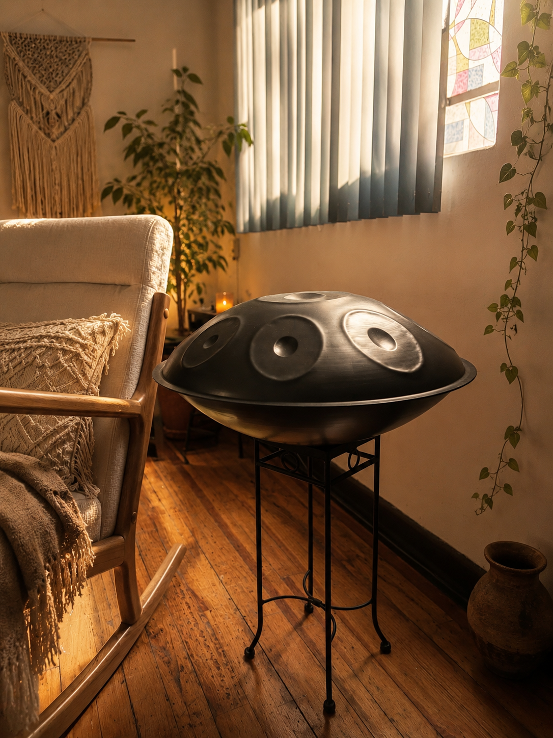 Meditación con cuencos y Handpan.