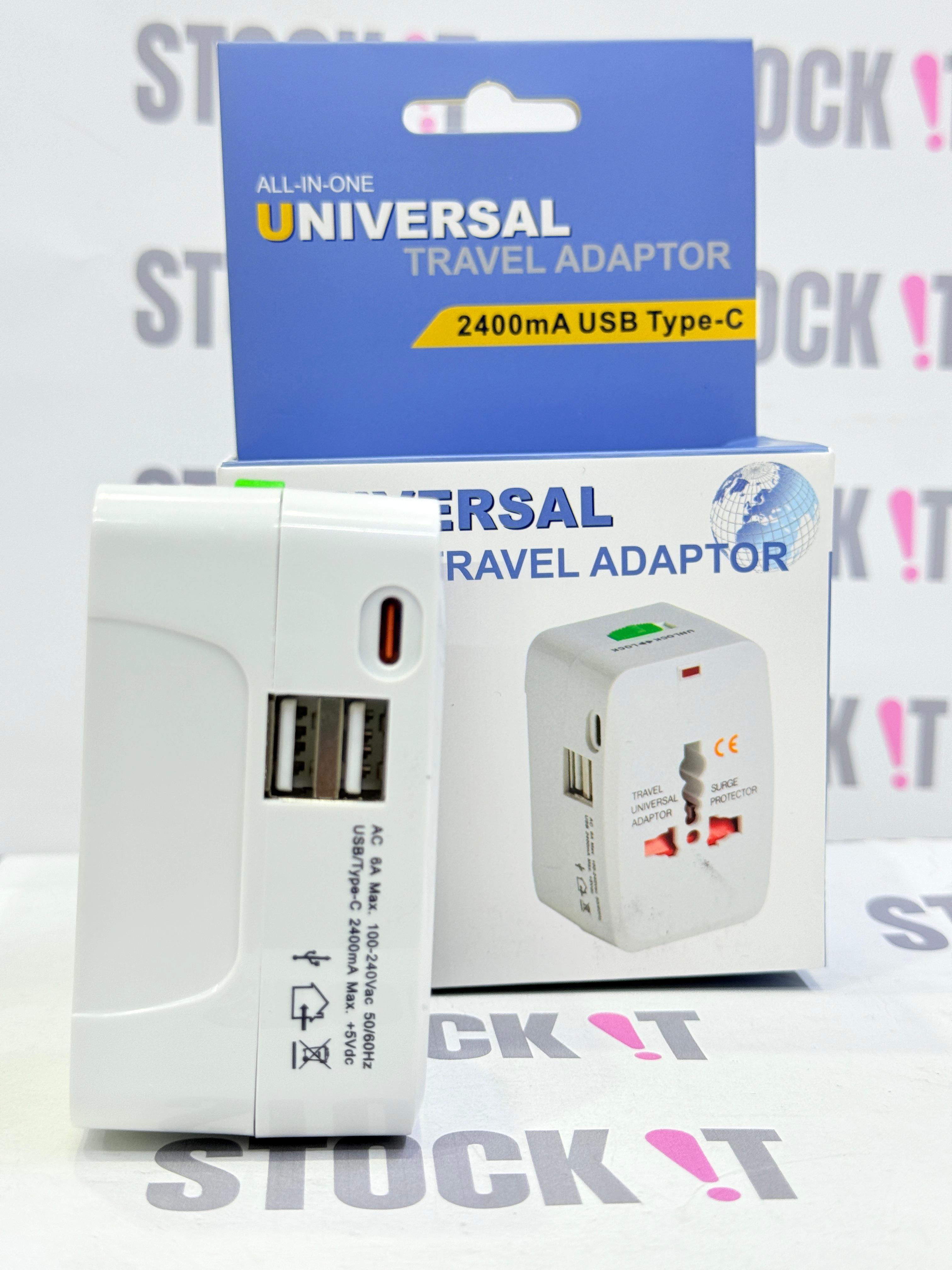 A-72808 ADAPTADOR UNIVERSAL 2USB 1TIPOC