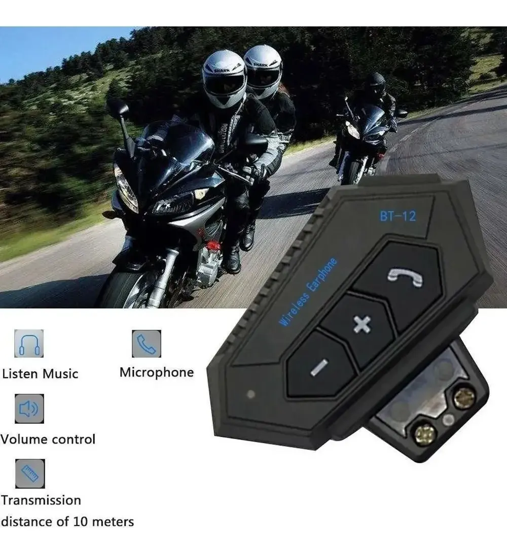 AURICULAR PARA CASCO DE MOTO( BT12 )