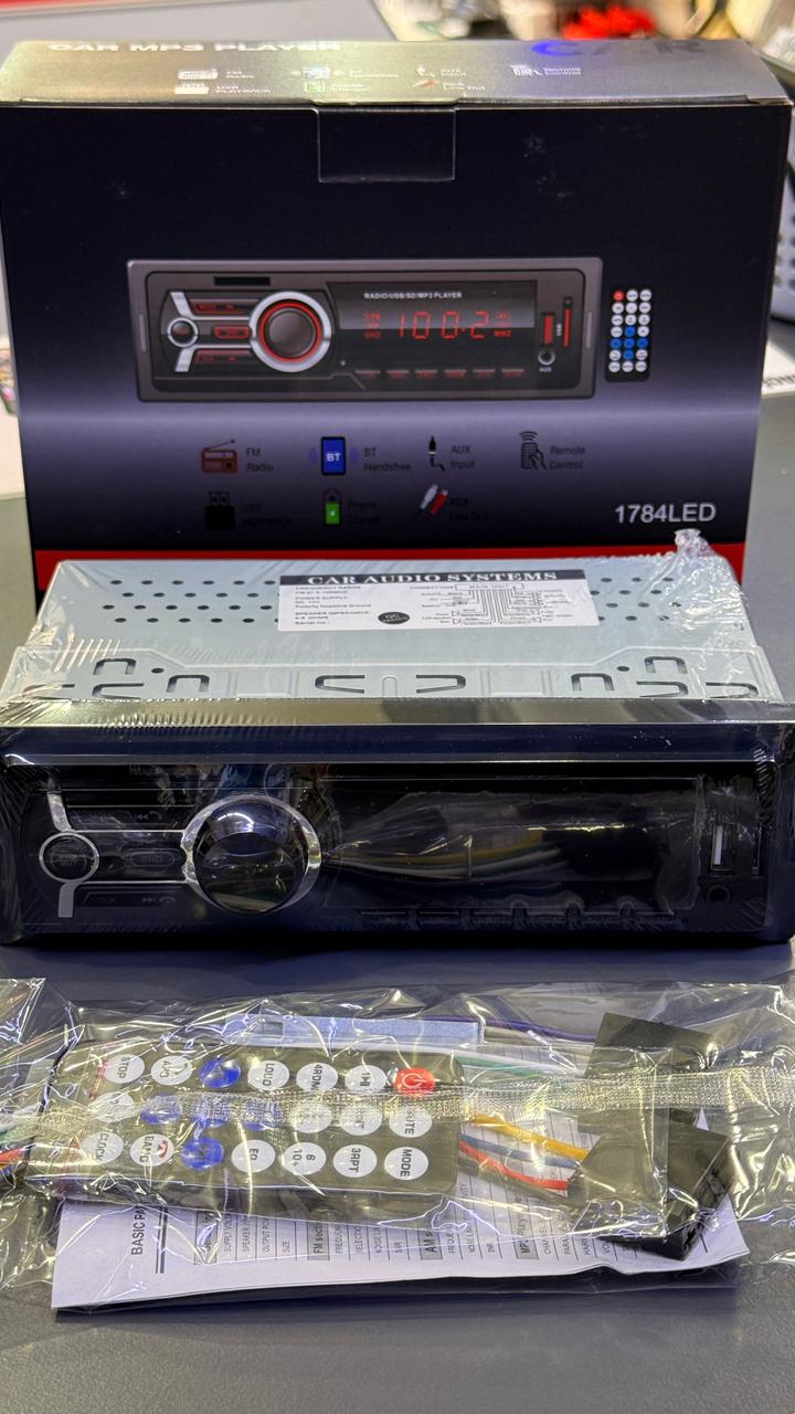 LED AUTO STEREO FIJO P/AUTO (1784)