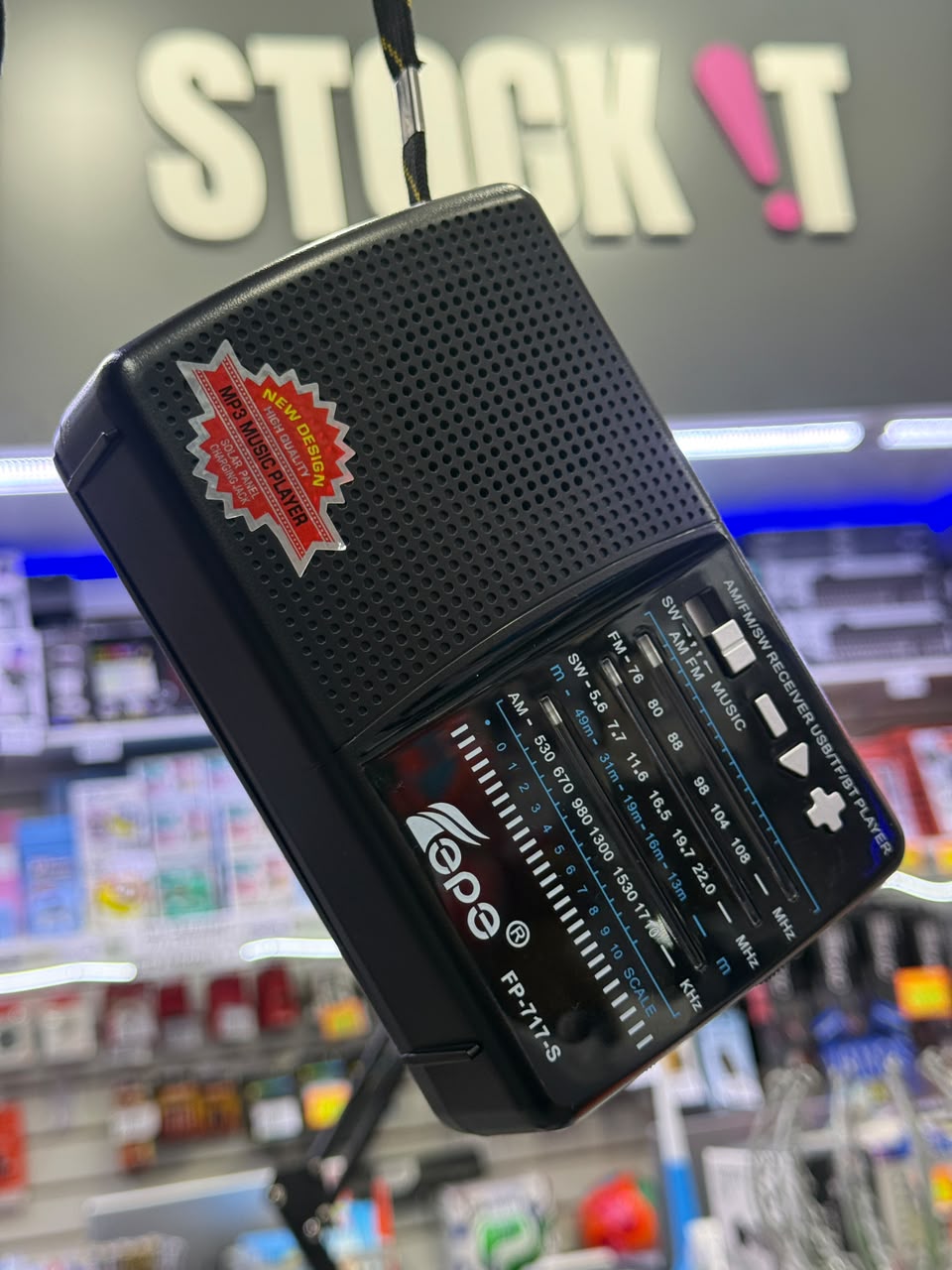Radio AM/FM Recargable Solar (FP-717-5)