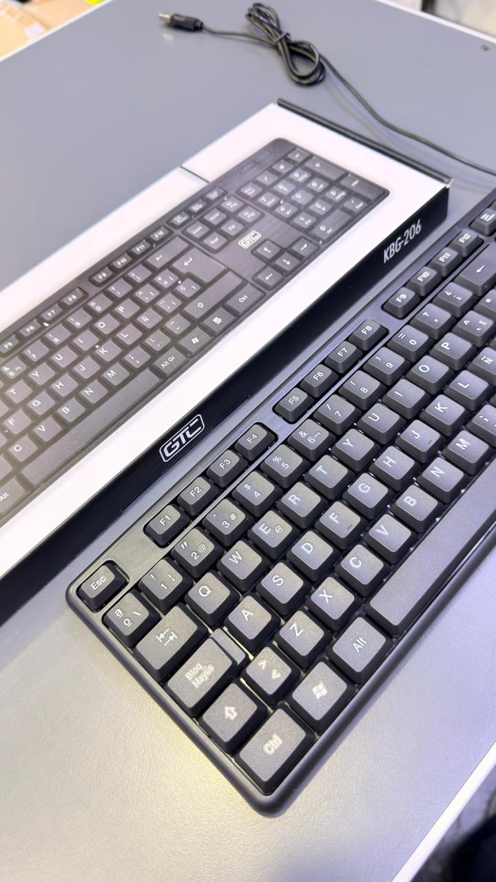 KBG-206 TECLADO COMUN CON CABLE USB 