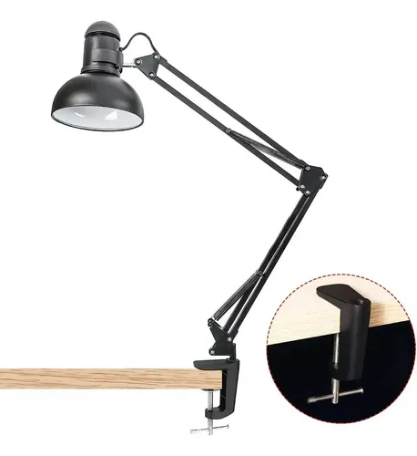 LAMPARA METAL 66CM 220V CON PORTA FOCO(DSK-56 )