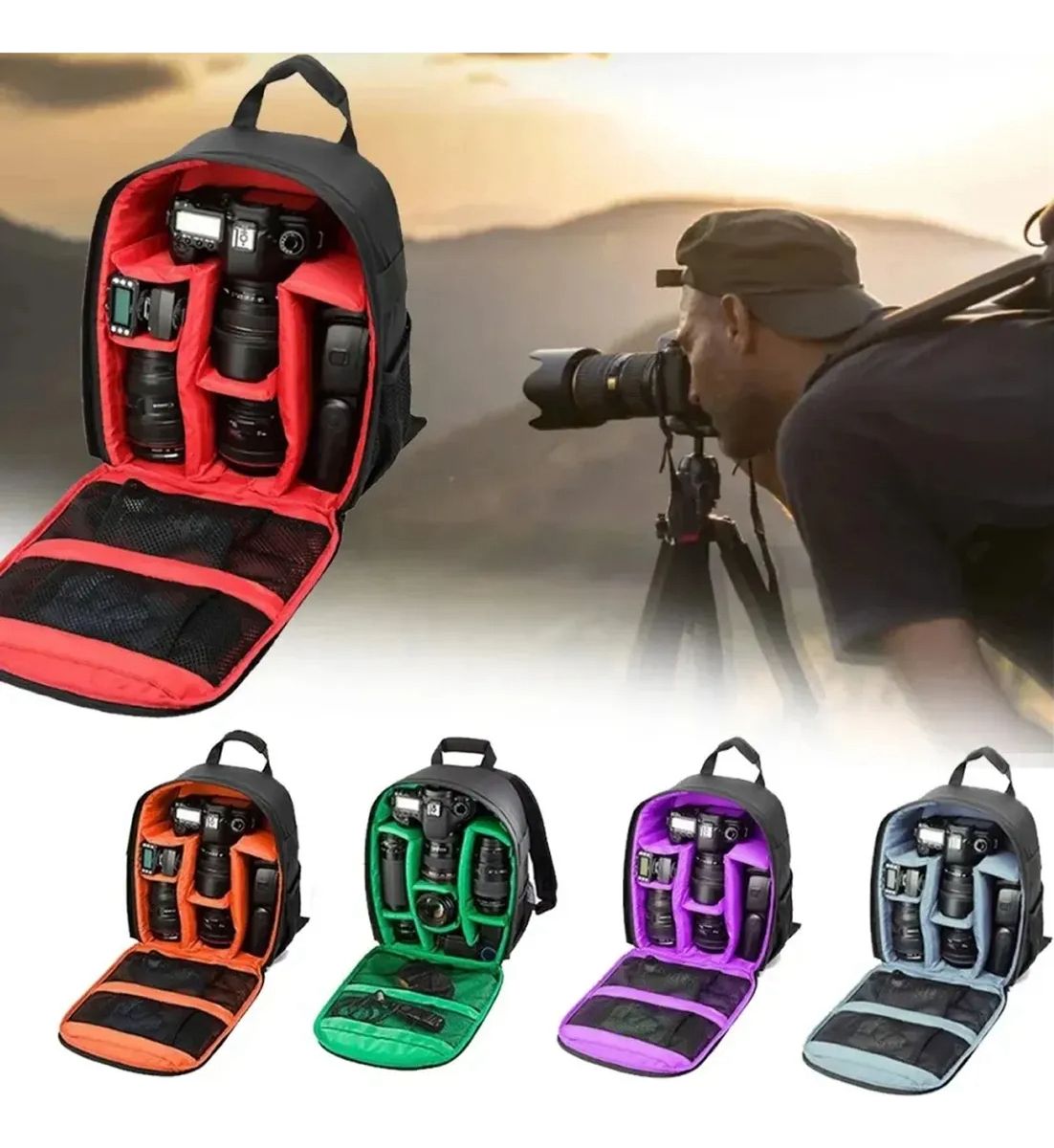 MOCHILA PARA GUARDAR CAMARA Y ACCESORIOS(CBA-6 )