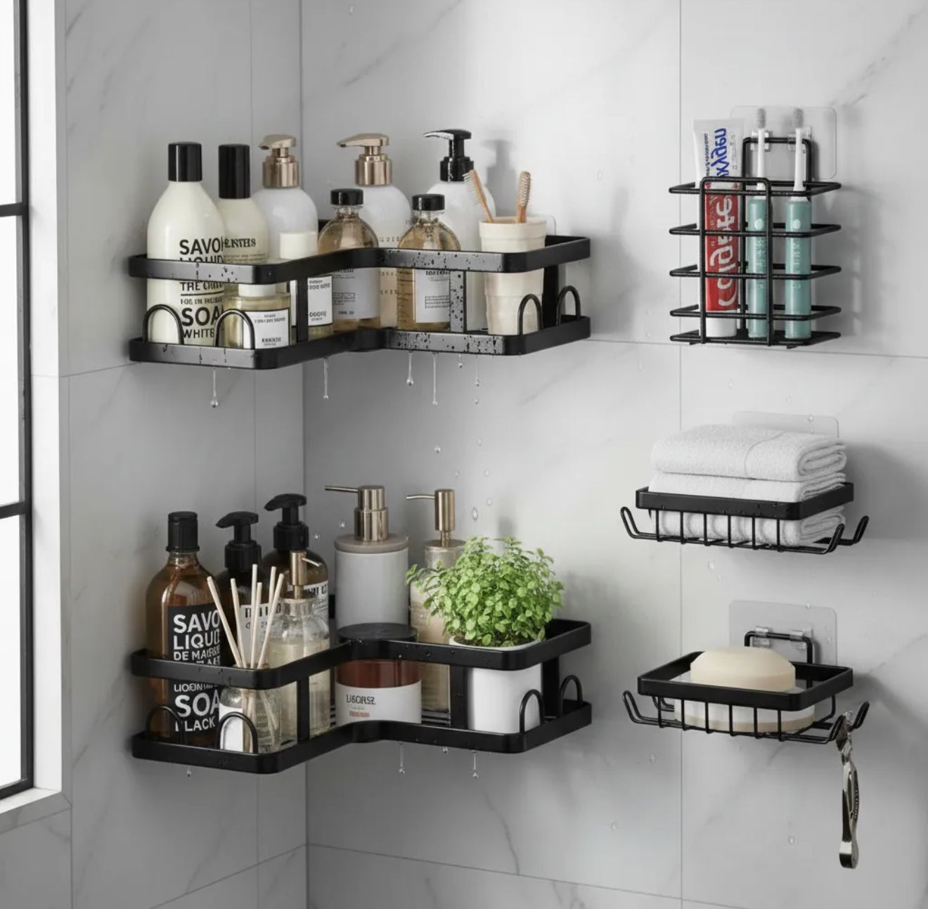 SET ORGANIZADOR DUCHA 5PCS(M-329 )