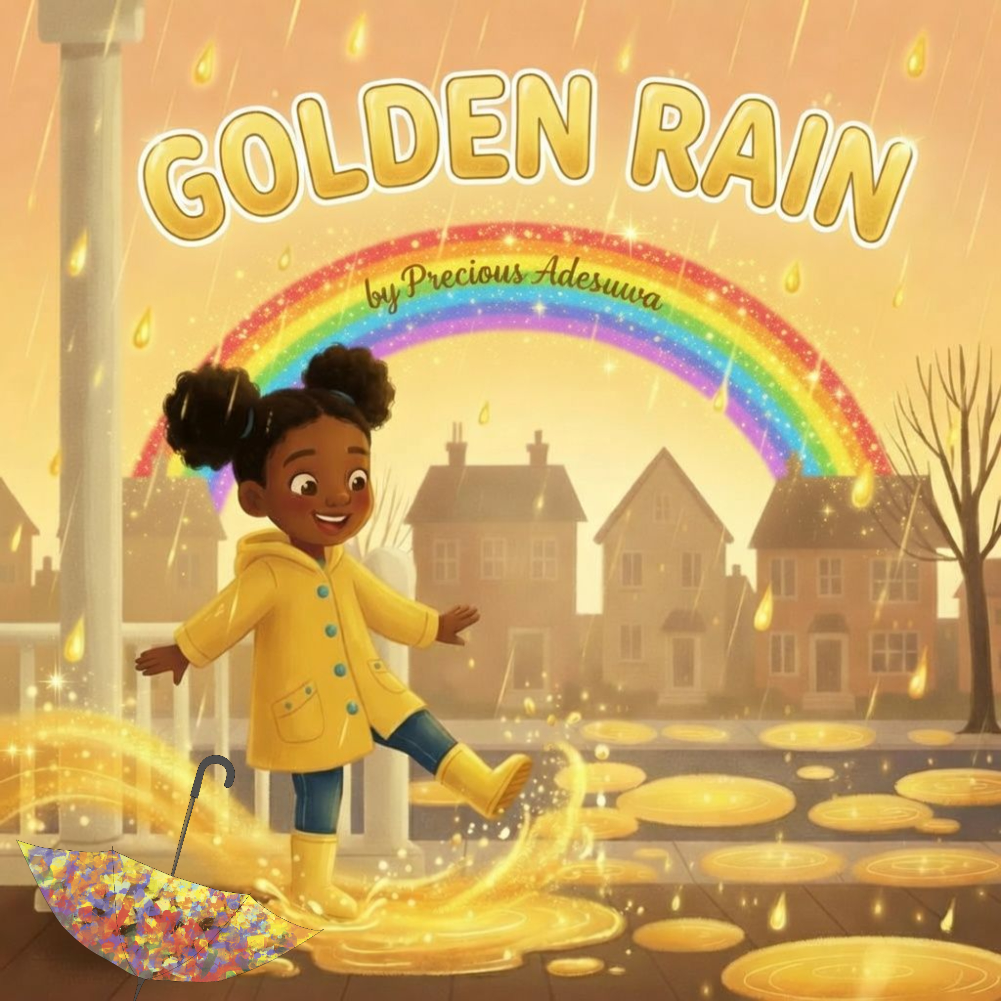 Golden Rain E Book, EPUB, PDF, Audio book MP3, Coloring Book, 39 page Activity Workbook & Quiz