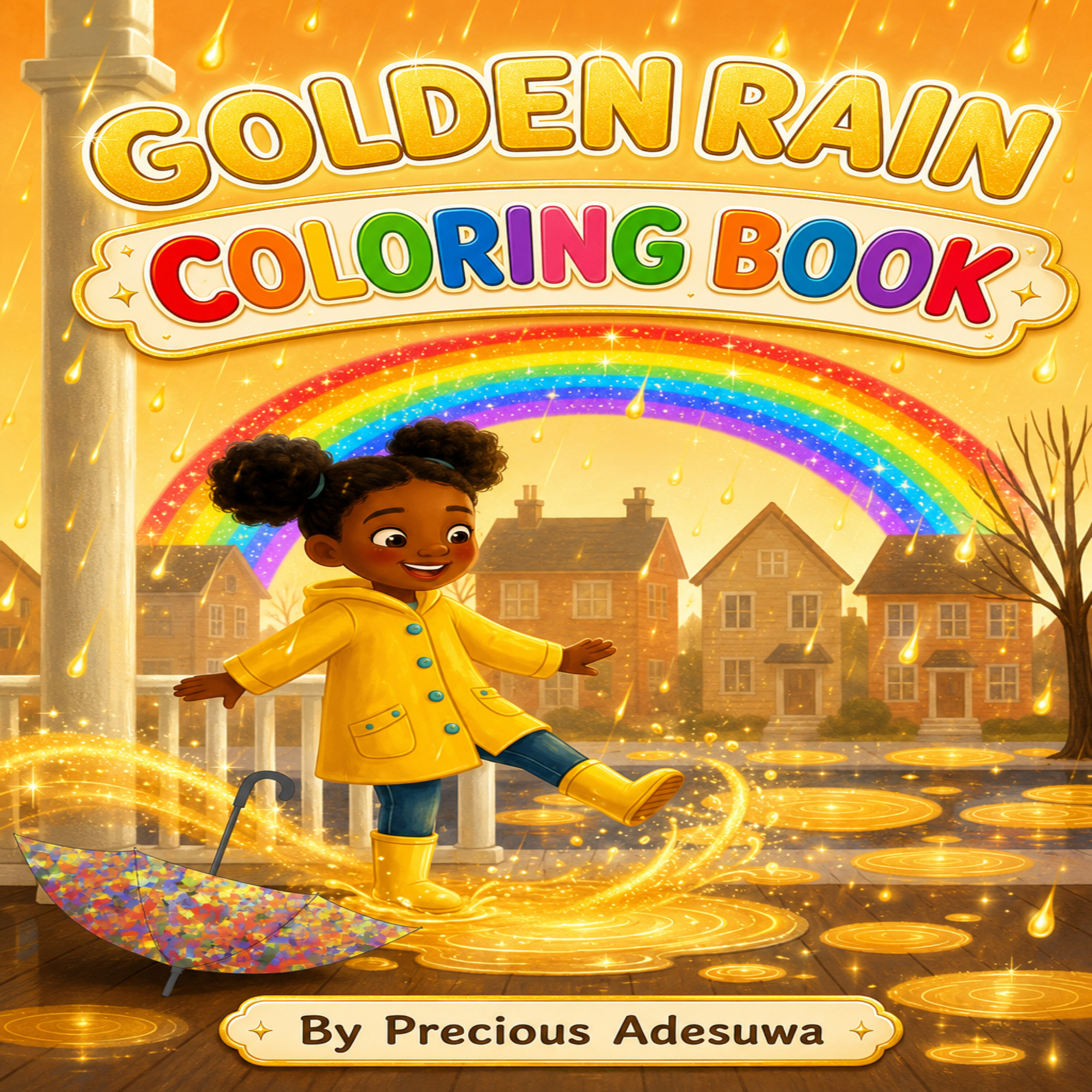 Golden Rain E Book, EPUB, PDF, Audio book MP3, Coloring Book, 39 page Activity Workbook & Quiz