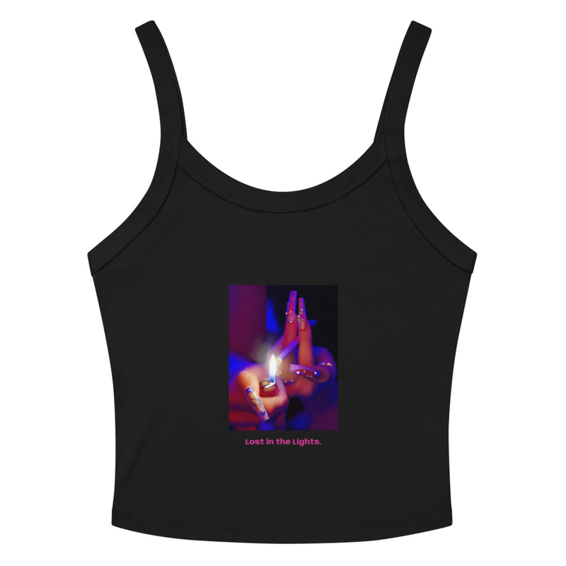 LIGHT IT UP CROP TANK