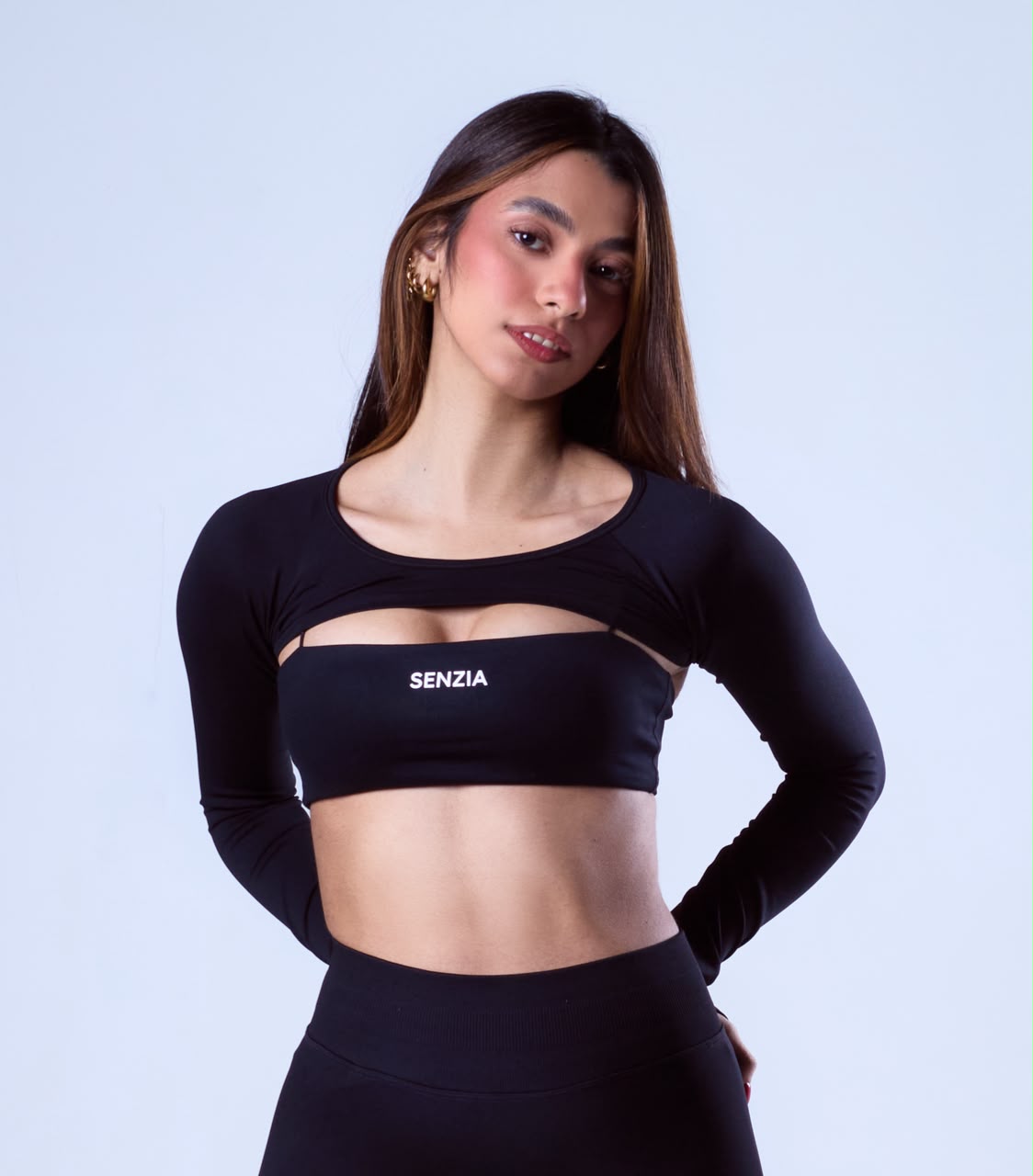 Sport Bra & Sleeves Cloud Senzia