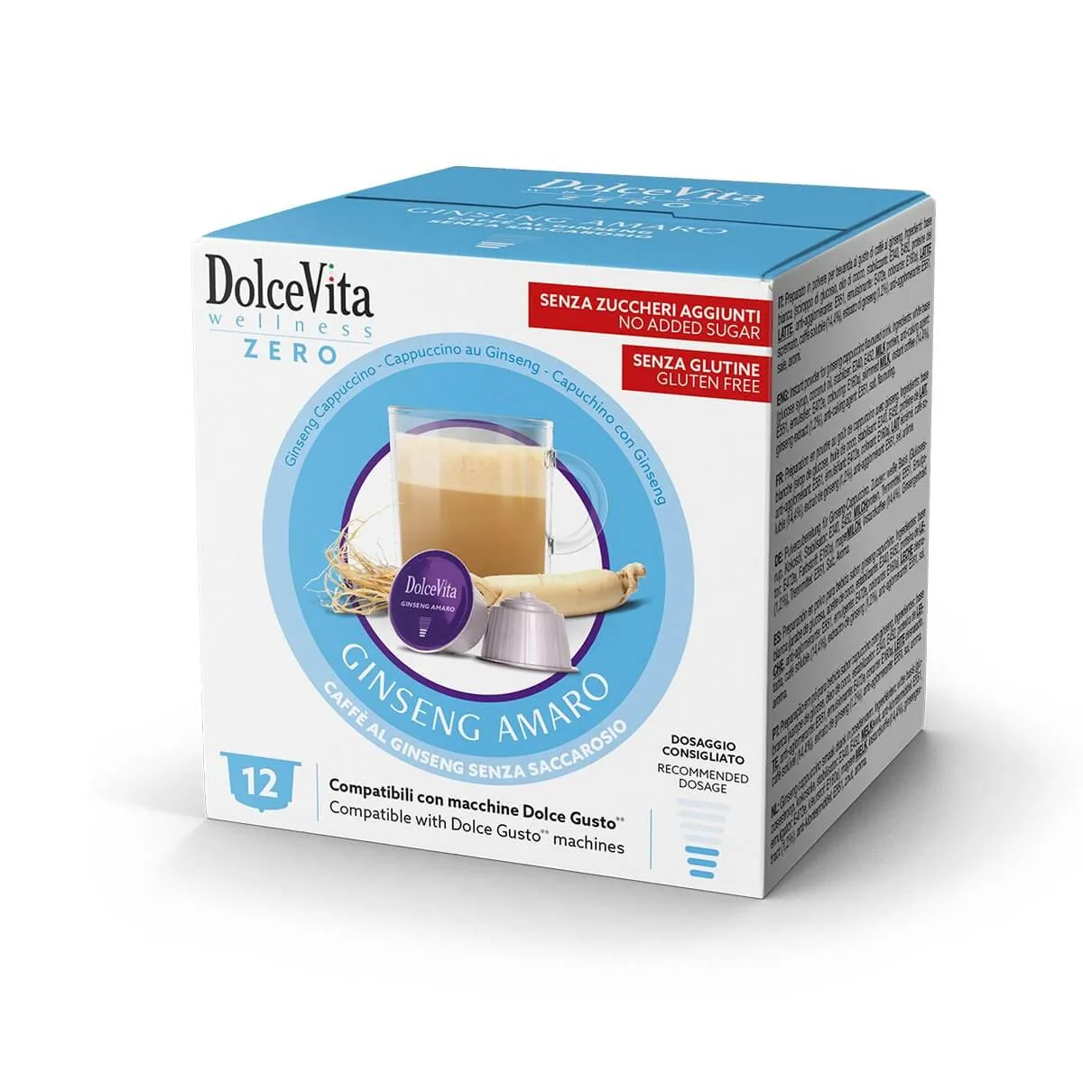 Dolce Vita Ginseng Amaro - 12 capsule · Dolce Gusto