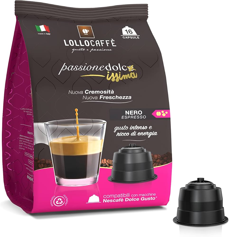 Lollo Caffe Nero - 16 capsule · Dolce Gusto