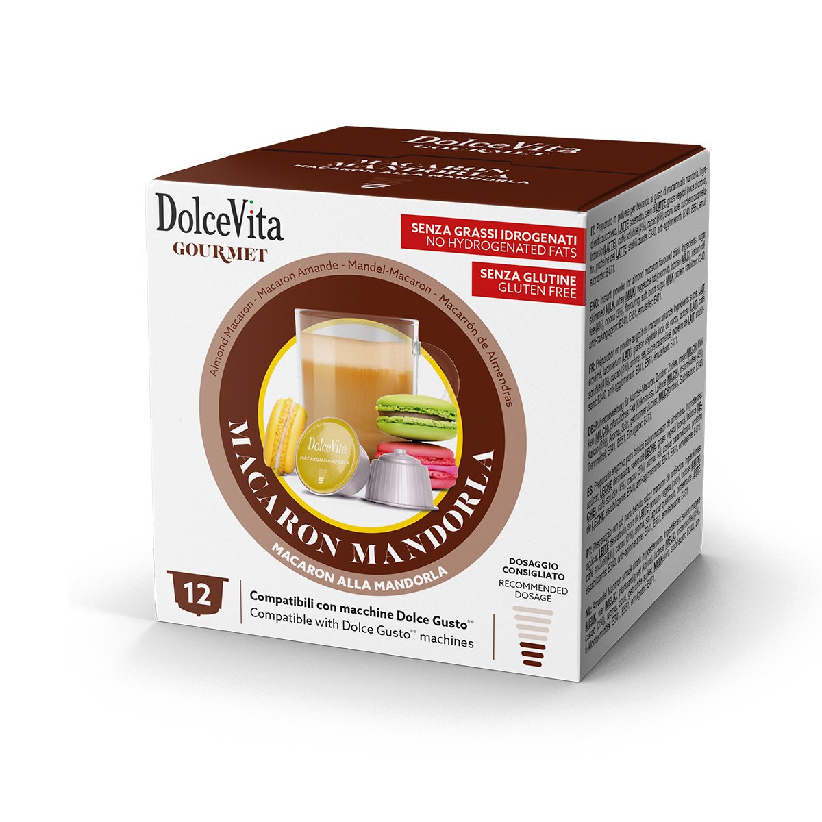 Dolce Vita Macaron alla Mandorla - 12 capsule · Dolce Gusto
