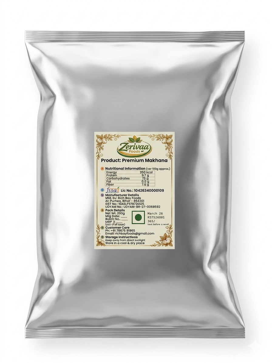 Zerivaa Gold Phool Makhana
