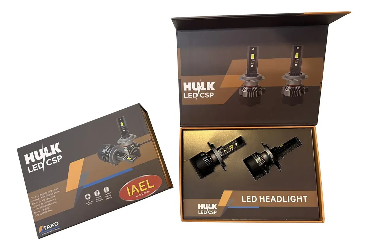 KIT DE LED HULK CSP 36W 40.000 LM 12V 6000K 