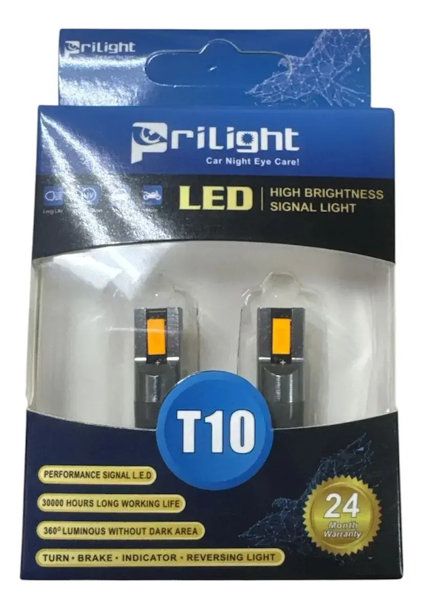 T10 THORT PRILIGTH X2 CANBUS BLISTER AMBAR 01376