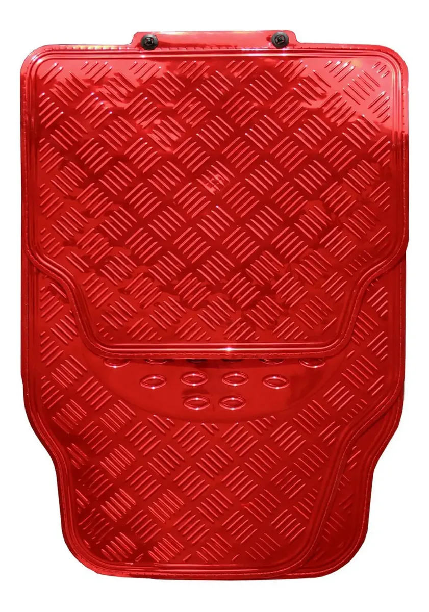 ALFOMBRA 4 PIEZAS TUNNING ROJO METALIZADO 01277