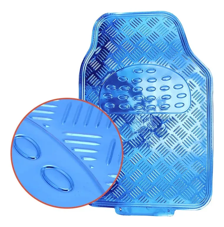 CUBRE ALFOMBRA 4 PIEZAS TUNNING AZUL METALIZADO  01276