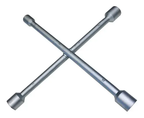 LLAVE CRUZ PLATEADA 17 - 19 - 21 - 23 mm 00849