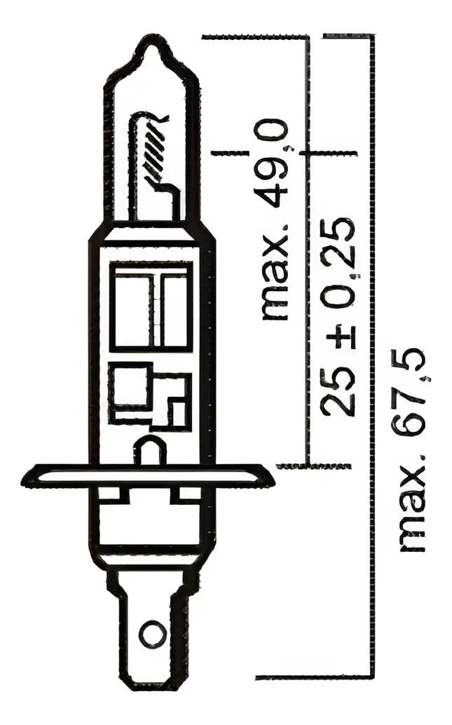 LAMPARA HALOGENA H1 12V 55W X1 01248
