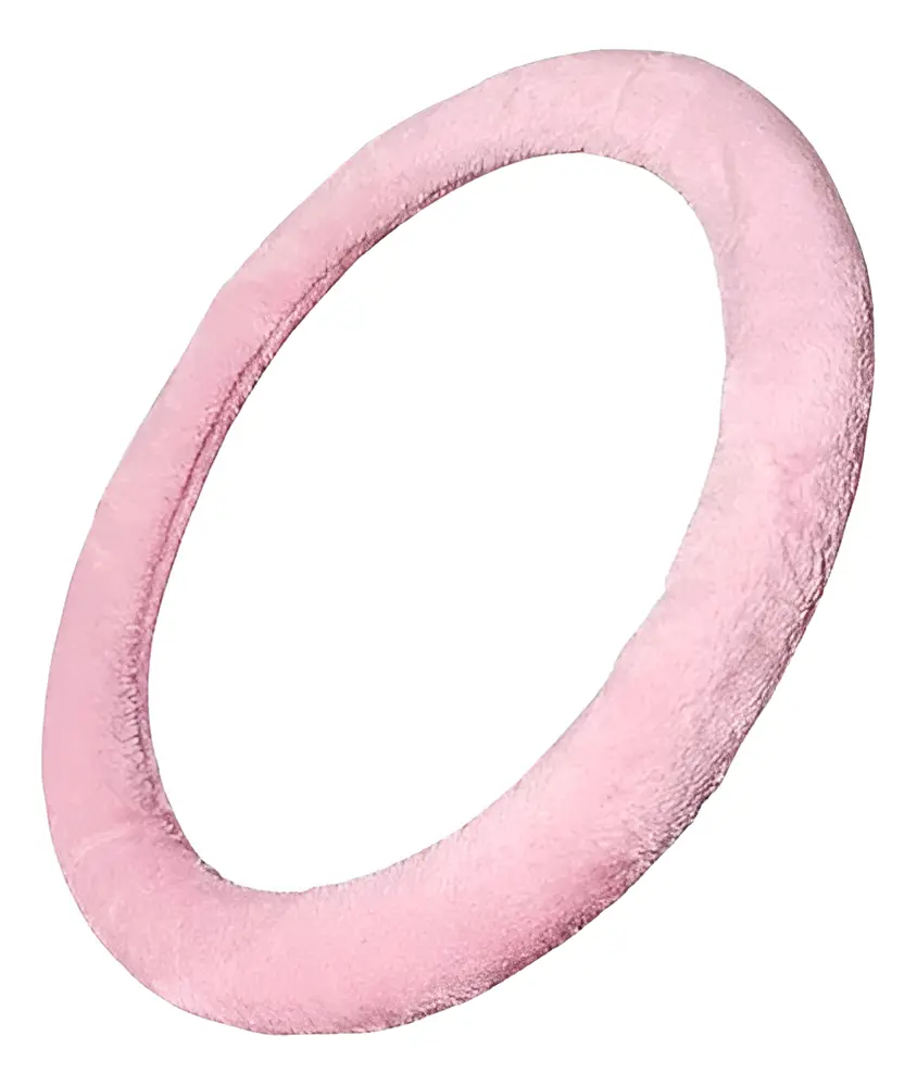CUBREVOLANTE TEDDY PELUCHE ROSA 38 CM  00842