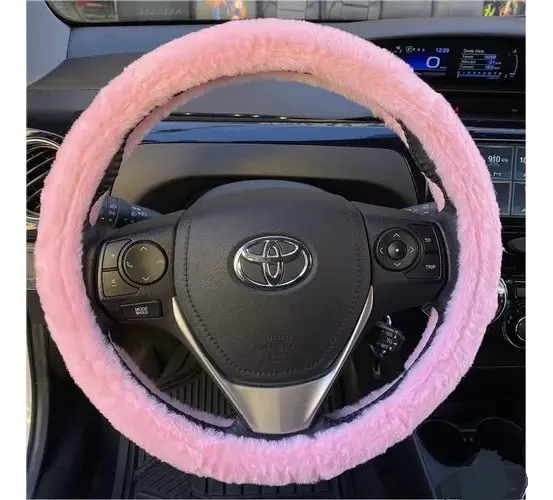 CUBREVOLANTE TEDDY PELUCHE ROSA 38 CM  00842