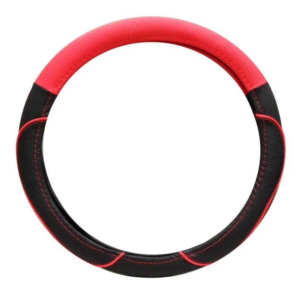 CUBRE VOLANTE ROJO CON NEGRO 38 CM MILO 01253