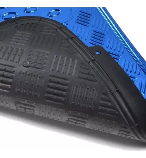CUBRE ALFOMBRA 4 PIEZAS TUNNING AZUL METALIZADO  01276