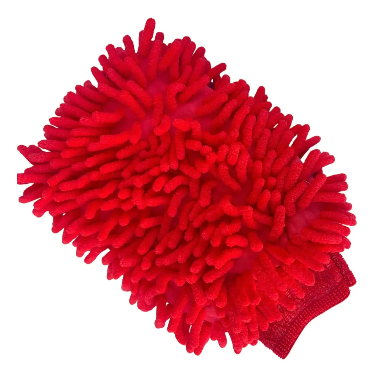 GUANTE Manopla microfibra ROJO REFORZADO LAVO DOBLE CARA 01367