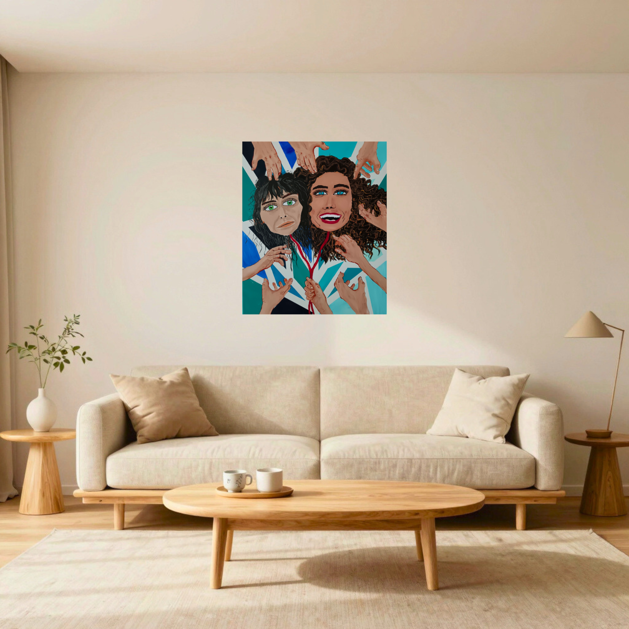 Between Two Selves Print