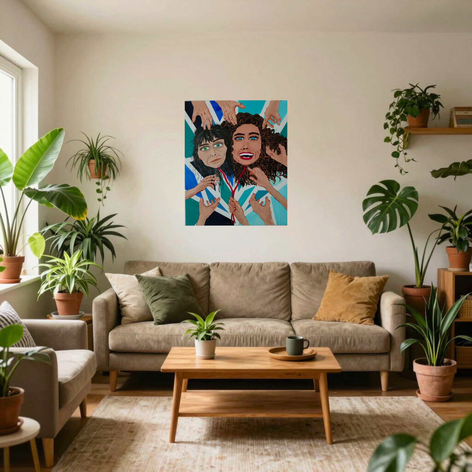 Between Two Selves Print