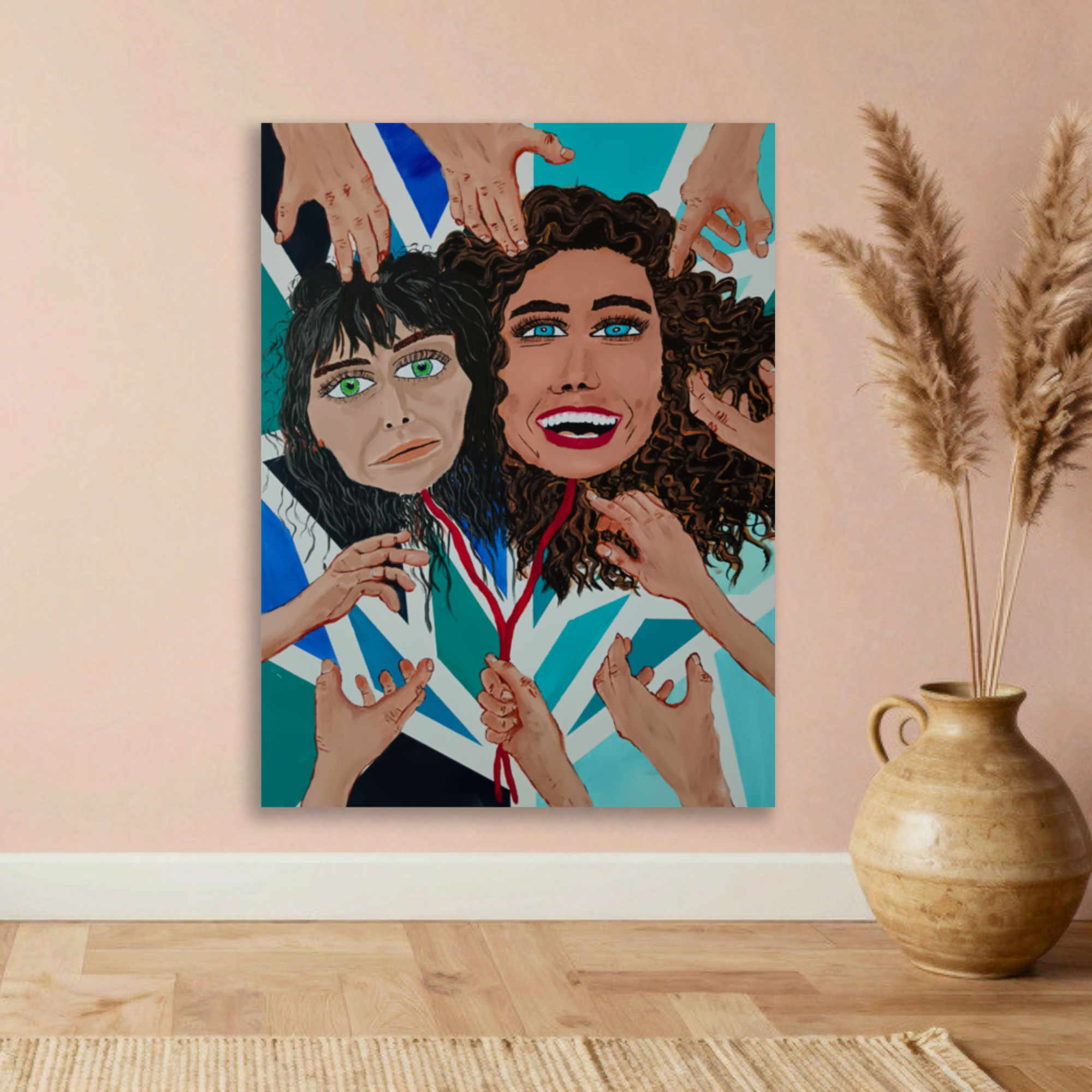 Between Two Selves Print