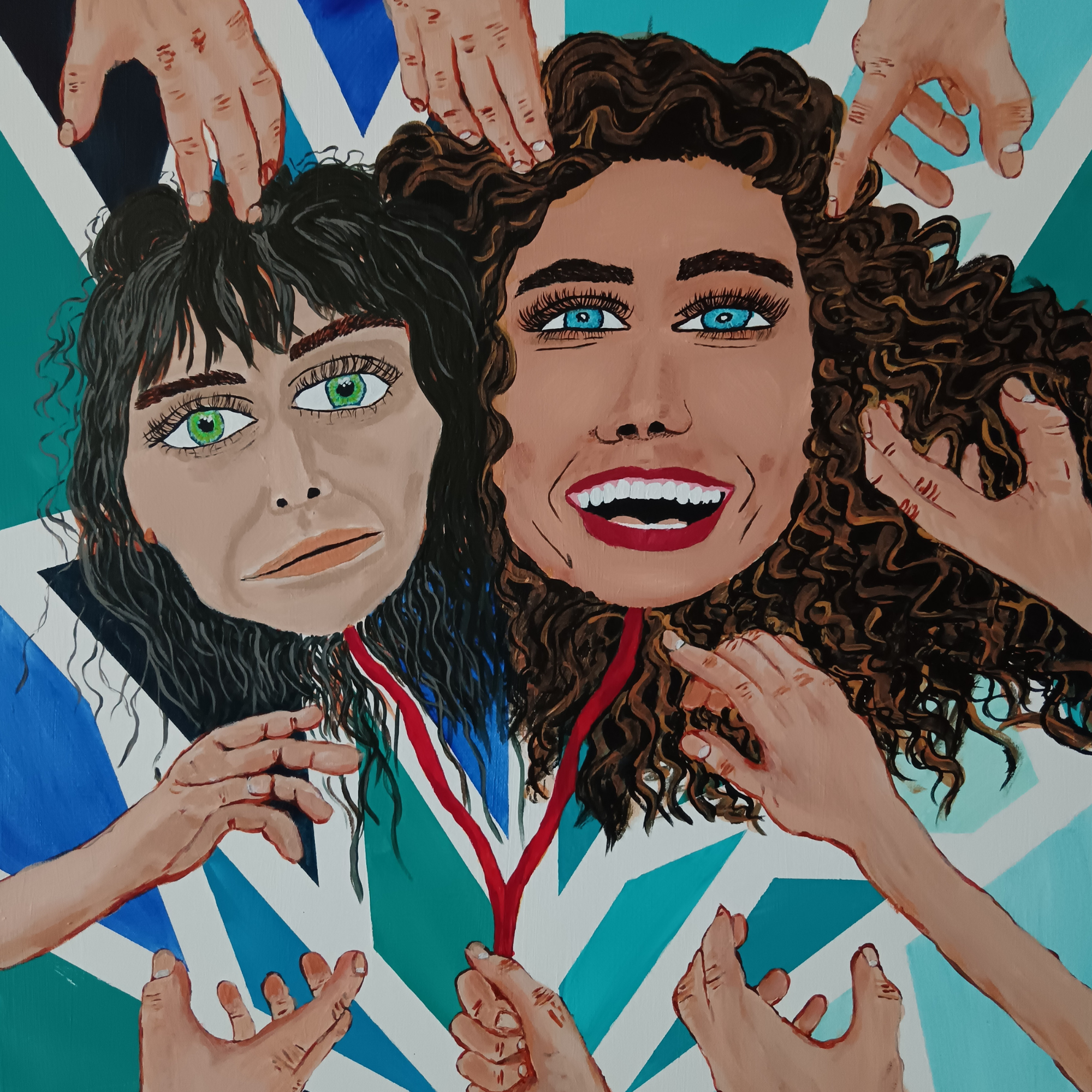 Between Two Selves Print
