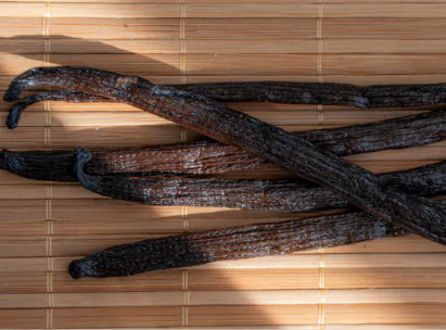 Gousses de vanille Bourbon (lot de 5 gousses entières)
