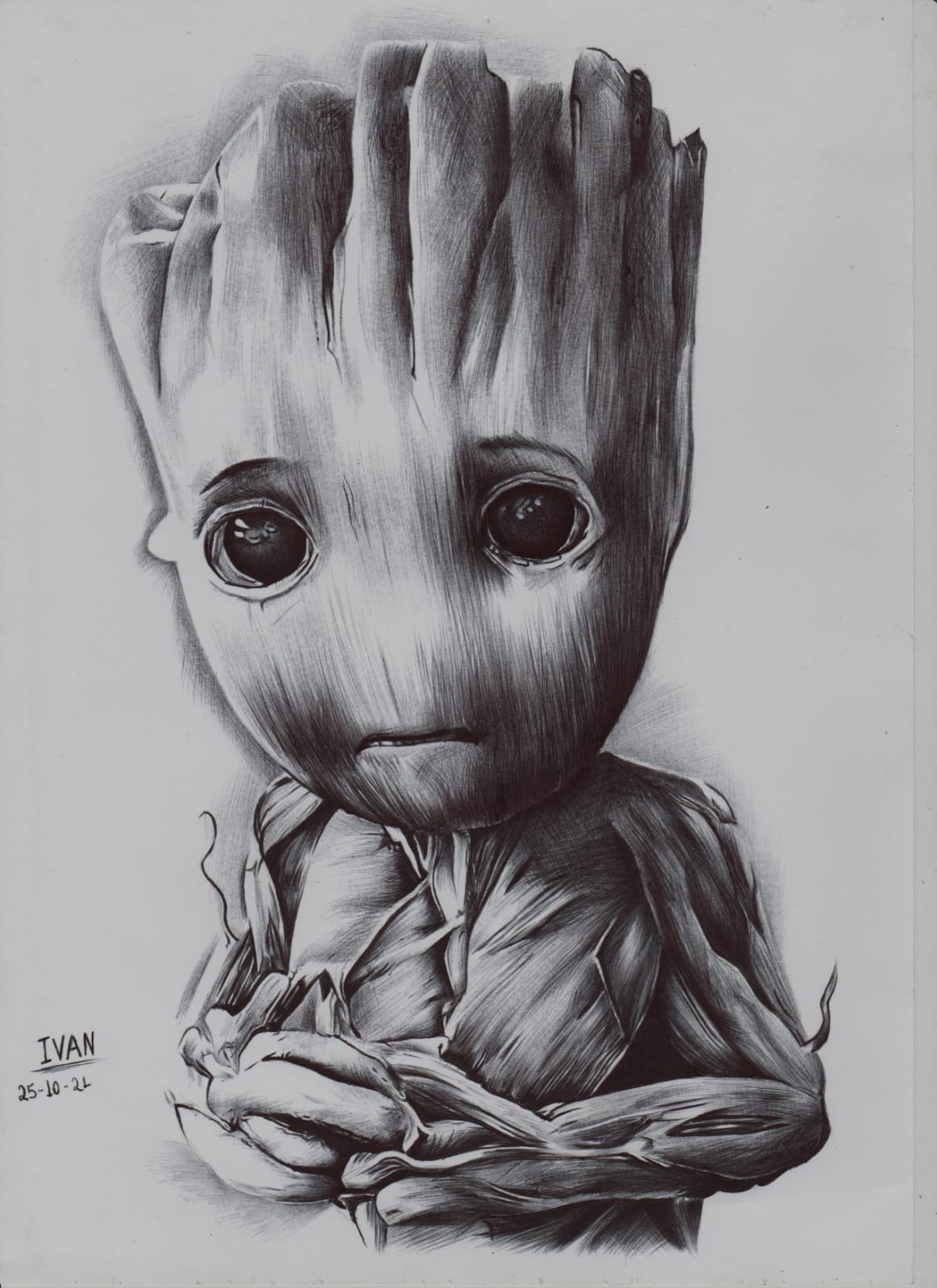 Baby Groot Art Print