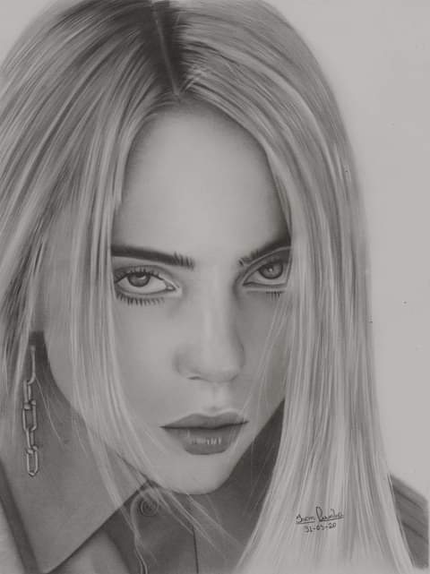 Realistic Graphite Portrait