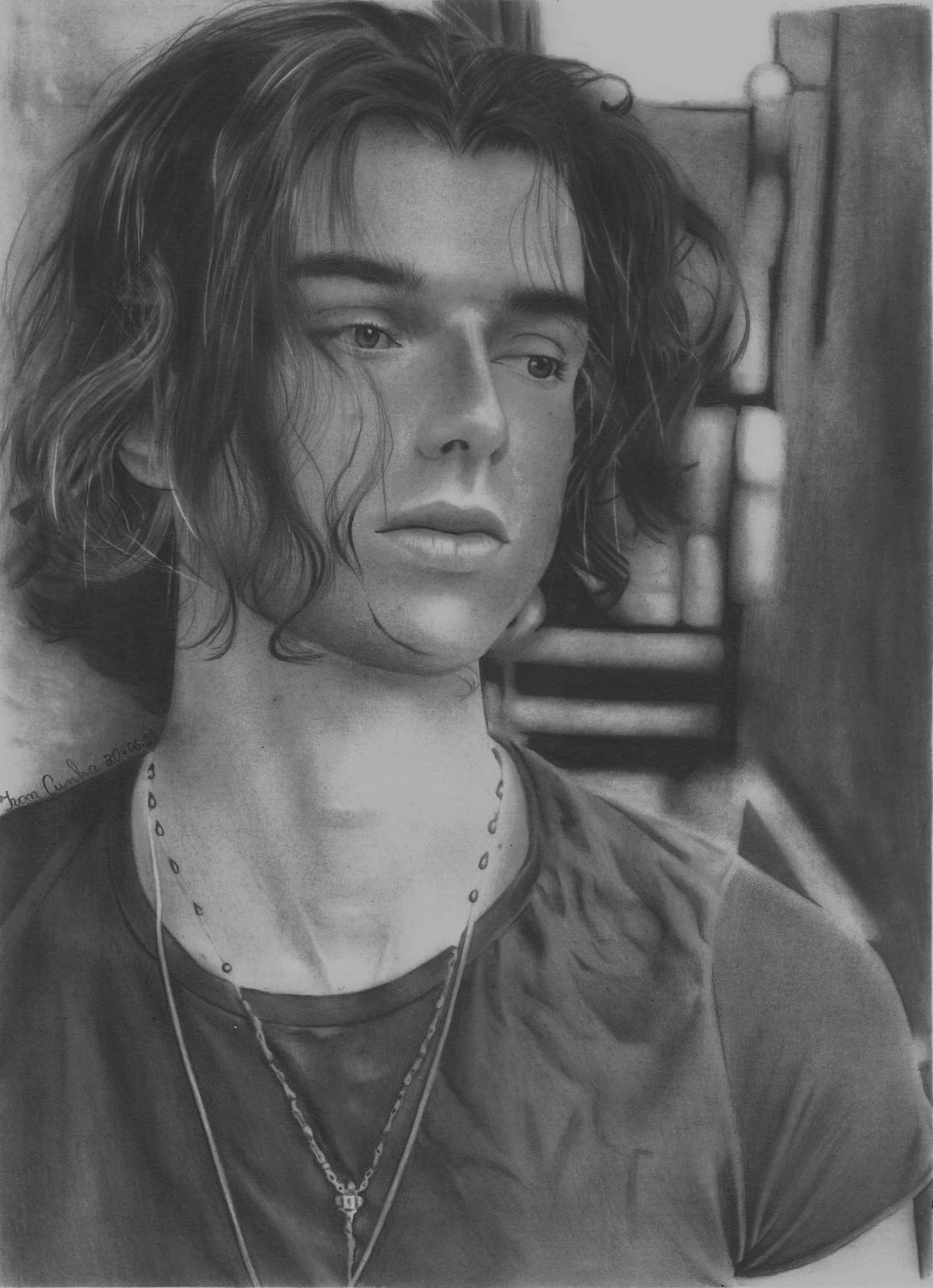 Hand-Drawn Realistic Portrait