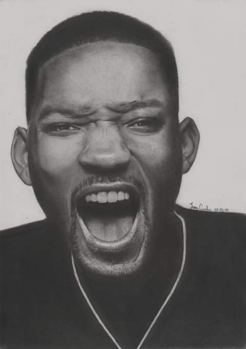 Expressive Charcoal Portrait