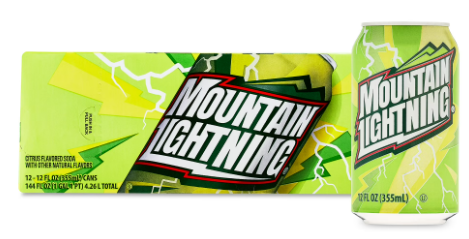 Mountain Lightning Refresco de Cítricos 12 pack